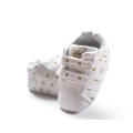 Comércio Exterior Preto E Branco Striped Shell Baby Non-Slip Walking Shoes